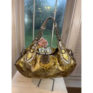 as is Versace chain strap hobo bag purse (PU100